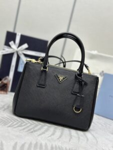 Replica Prada Galleria Black - 1:1 premium replica handbag