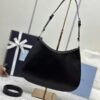 Replica Prada Cleo Brushed Black Bag - top-grade luxury bag dupe