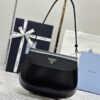 Fake Prada Cleo Small Black Flap - high-end replica designer purse