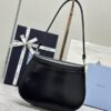Fake Prada Cleo Small Black Flap - high-end replica designer purse