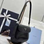 Replica Prada Cleo Small Black Flap