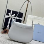 Replica Prada Cleo Small Grey Flap - high-end replica designer purse