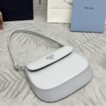 Replica Prada Cleo Small Grey Flap - affordable luxury replica bag