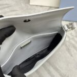 Replica Prada Cleo Small Grey Flap - designer handbag clone