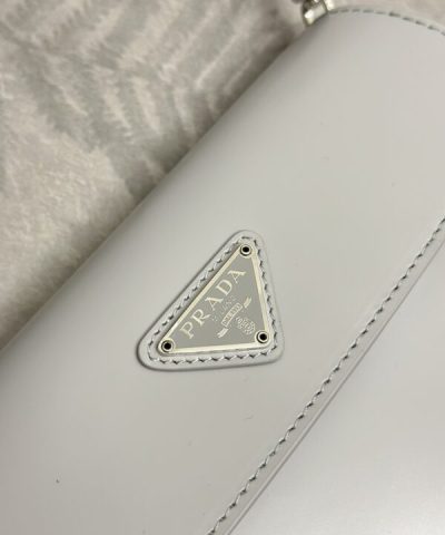 Replica Prada Cleo Small Grey Flap - ultra-realistic fake purse