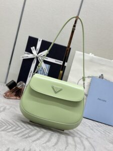 Replica Prada Cleo Small Green Flap - 1:1 premium replica handbag