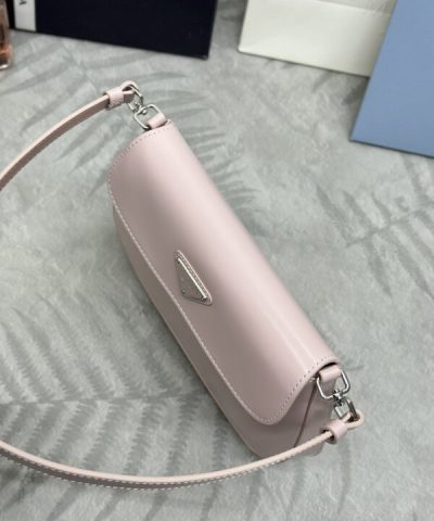 Fake Prada Cleo Small Pink Flap - elite factory replica handbag