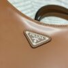 Fake Prada Cleo Brushed Brown Bag - designer handbag clone