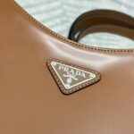 Replica Prada Cleo Brushed Brown Bag