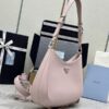 Replica Prada Cleo Brushed Pink Bag - high-quality designer bag dupe