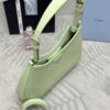 Replica Prada Cleo Brushed Green Bag - designer handbag clone