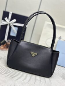 Replica Prada Medium Black Shoulder Bag - top-grade luxury bag dupe