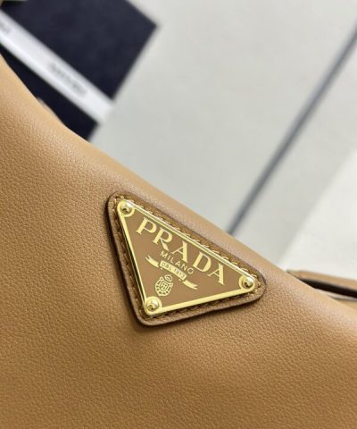 Fake Prada Medium Caramel Shoulder Bag - designer handbag clone