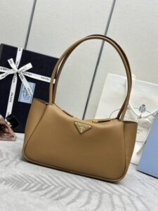 Fake Prada Medium Caramel Shoulder Bag - premium superclone handbag