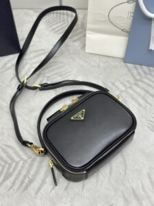 Fake Prada Mini Top – Handle Bag Black - elite factory replica handbag