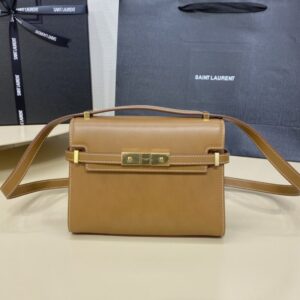 Fake YSL Manhattan Brown - premium superclone handbag