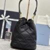 Fake Prada Black Re – Nylon Bucket Bag - ultra-realistic fake purse