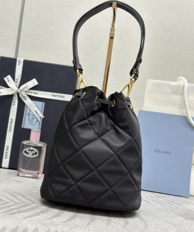 Fake Prada Black Re – Nylon Bucket Bag - ultra-realistic fake purse