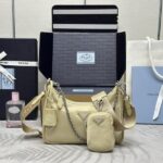 Replica Prada Re – Edition Nylon 2005 Yellow - top-grade luxury bag dupe