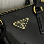 Replica Prada Galleria Black Patent