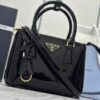 Replica Prada Galleria Black Patent - best quality fake designer bag