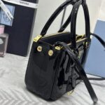 Replica Prada Galleria Black Patent - premium superclone handbag