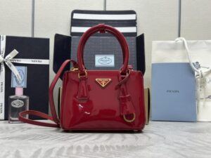 Replica Prada Galleria Red Patent - top-grade luxury bag dupe