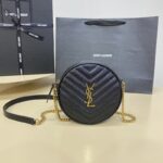Replica YSL Vinyle Black - top-grade luxury bag dupe