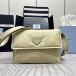 Replica Prada Re – Nylon Shoulder Bag Milk Tea