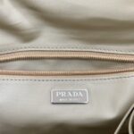 Replica Prada Re – Nylon Shoulder Bag Milk Tea