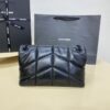 Fake YSL Loulou All Black Puffer - high-end replica designer purse