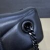 Fake YSL Loulou All Black Puffer - 1:1 premium replica handbag