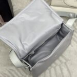 Replica Prada Re – Nylon Shoulder Bag Ice Grey - 1:1 premium replica handbag