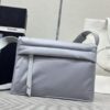 Replica Prada Re – Nylon Shoulder Bag Ice Grey - top-grade luxury bag dupe