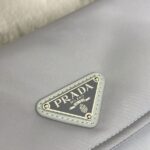 Replica Prada Re – Nylon Shoulder Bag Ice Grey - 1:1 premium replica handbag