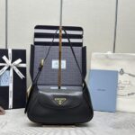 Replica Prada Small Shoulder Bag Black - top-grade luxury bag dupe