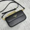 Replica Prada Mini Saffiano Black - best quality fake designer bag