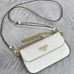 Replica Prada Mini Saffiano White - 1:1 premium replica handbag