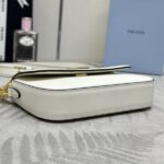 Replica Prada Mini Saffiano White