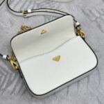 Replica Prada Mini Saffiano White