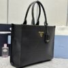 Fake Prada Symbole Black - 1:1 premium replica handbag