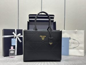 Fake Prada Symbole Black - top-grade luxury bag dupe