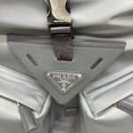 Replica Prada Re – Nylon Grey Backpack - designer handbag clone