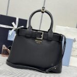 Replica Prada Black Buckle - top-grade luxury bag dupe