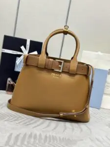 Fake Prada Brown Buckle - premium superclone handbag
