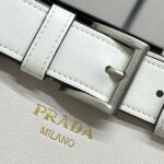 Replica Prada White Buckle - 1:1 premium replica handbag