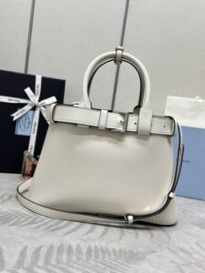 Fake Prada White Buckle - high-quality designer bag dupe