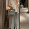 Fake Hermès Birkin Cumulonimbus Grey - high-end replica designer purse