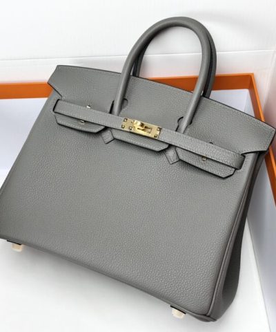 Fake Hermès Birkin Cumulonimbus Grey - elite factory replica handbag