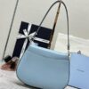 Replica Prada Cleo Medium Blue Bag With Flap - premium superclone handbag